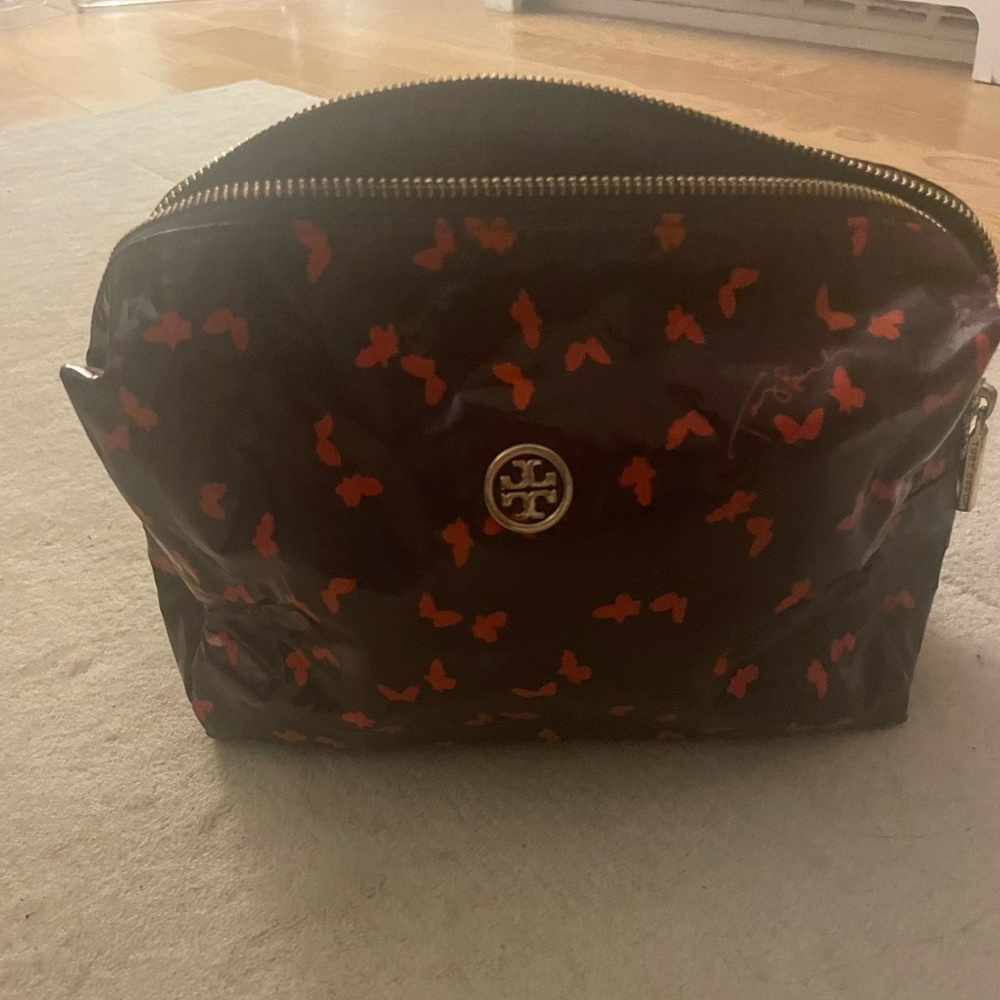 Tory Burch butterfly cosmetic case